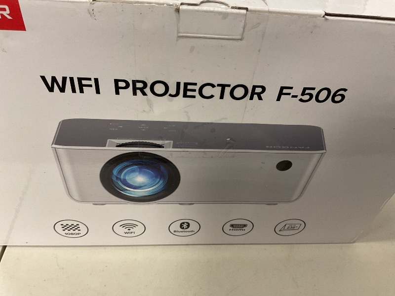 Photo 1 of FANGOR 1080P HD Projector, WiFi Bluetooth Projectors, Max 230” Projection Screen Portable Home Theater Video Movie Proyector With Tripod, Compatible with HDMI, USB, Laptop, iOS & Android Phone