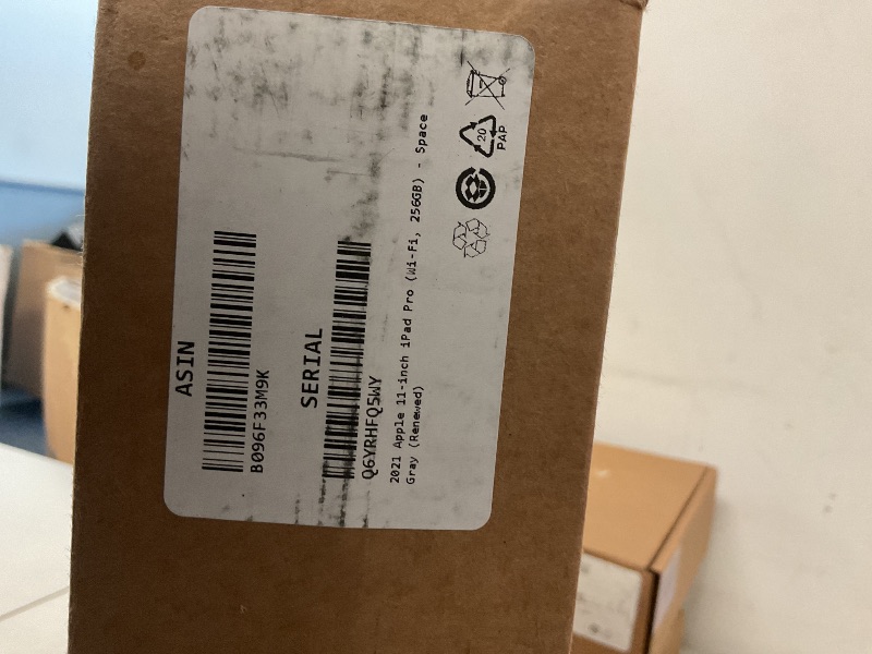 Photo 1 of 2021 Apple 11-inch iPad Pro (Wi-Fi, 256GB) - Space Gray (Renewed)