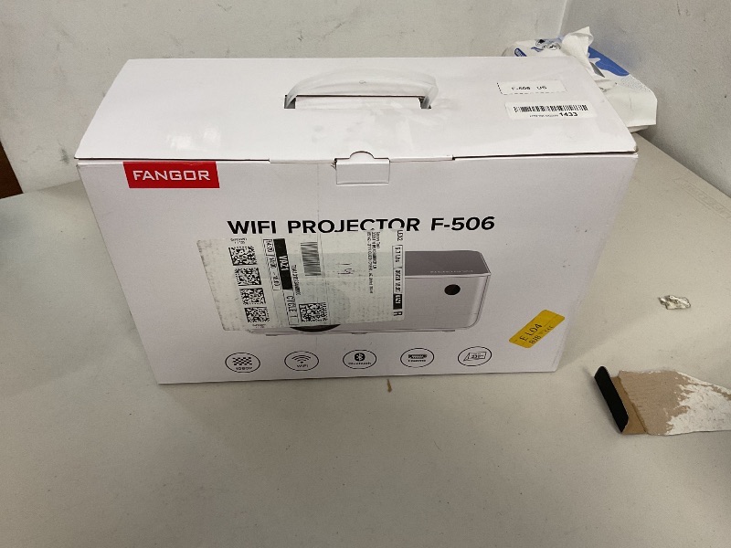 Photo 1 of FANGOR 1080P HD Projector, WiFi Bluetooth Projectors, Max 230” Projection Screen Portable Home Theater Video Movie Proyector With Tripod, Compatible with HDMI, USB, Laptop, iOS & Android Phone