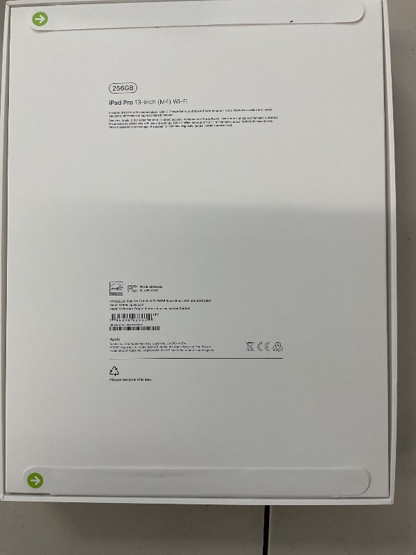 Photo 1 of Apple iPad Pro 13-Inch (M4): Built for Apple Intelligence, Ultra Retina XDR Display, 256GB, 12MP Front/Back Camera, LiDAR Scanner, Wi-Fi 6E, Face ID, All-Day Battery Life — Space Black
