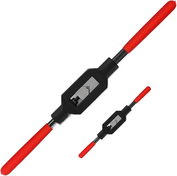 Photo 1 of Adjustable Tap Wrench Handle  Adjustable Tap Wrench Metal Reamer Tapping Hand Tool Durable Screw Thread Taps Set Tap Holder Wrench Multifunctional Tap(M1 M20)