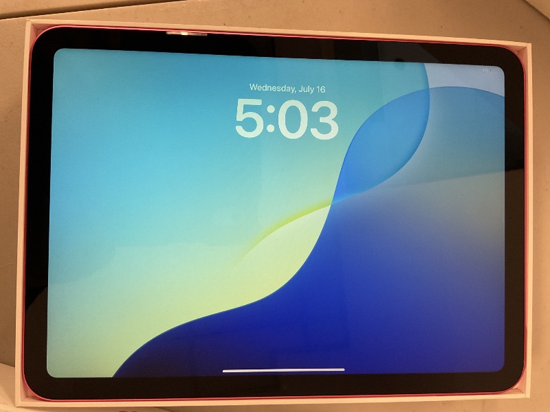 Photo 1 of Apple iPad 11-inch: A16 chip, 11-inch Model, Liquid Retina Display, 128GB, Wi-Fi 6, 12MP Front/12MP Back Camera, Touch ID, All-Day Battery Life — Pink