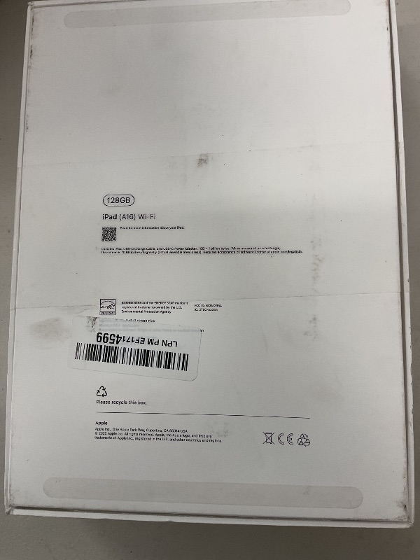 Photo 1 of Apple iPad 11-inch: A16 chip, 11-inch Model, Liquid Retina Display, 128GB, Wi-Fi 6, 12MP Front/12MP Back Camera, Touch ID, All-Day Battery Life — Pink
