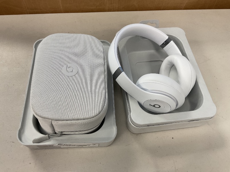 Photo 1 of Beats Studio Pro - Wireless Bluetooth Noise Cancelling Headphones - Personalized Spatial Audio, USB-C Lossless Audio, Apple & Android Compatibility, Up to 40 Hours Battery Life - Matte White