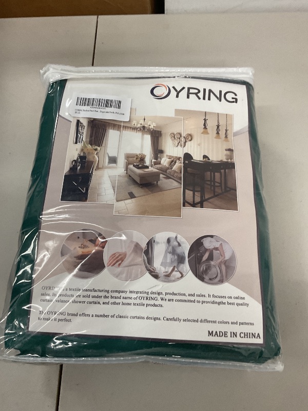 Photo 1 of OYRING Blackout Pinch Pleat Curtains 108 Inch Length 2 Panels Set for Living Room, Green and Yellow Two Tone Curtains Memory Shaped Soundproof Room Darkening Pleated Drapes with Hooks, W42 x L108