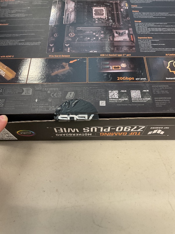Photo 1 of See notes and pictures …..ASUS TUF Gaming Z790-Plus WiFi LGA 1700(Intel 14th,12th &13th Gen) ATX Gaming Motherboard(PCIe 5.0,DDR5,4xM.2 Slots,16+1 DrMOS,WiFi 6,2.5Gb LAN,Front USB 3.2 Gen 2 Type-C,Thunderbolt 4(USB4),Aura RGB)