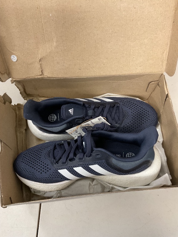 Photo 1 of adidas Unisex Pureboost 22 Running Shoe, Shadow Navy/White/Black, 6.5 US Men