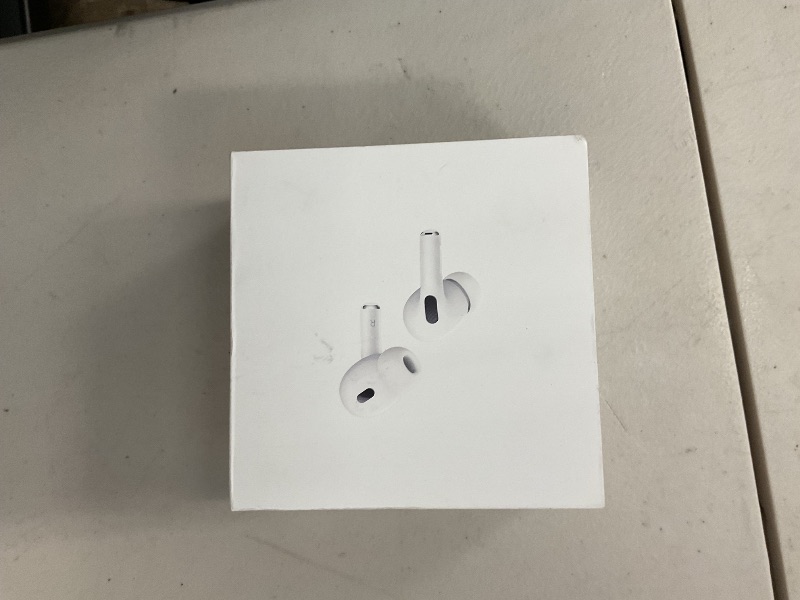 Photo 1 of Apple AirPods Pro 2 Wireless Earbuds, Active Noise Cancellation, Hearing Aid Feature, Bluetooth Headphones, Transparency, Personalized Spatial Audio, High-Fidelity Sound, H2 Chip, USB-C Charging