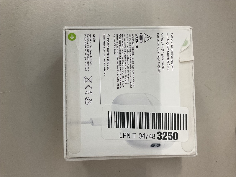 Photo 1 of Apple AirPods Pro 2 Wireless Earbuds, Active Noise Cancellation, Hearing Aid Feature, Bluetooth Headphones, Transparency, Personalized Spatial Audio, High-Fidelity Sound, H2 Chip, USB-C Charging