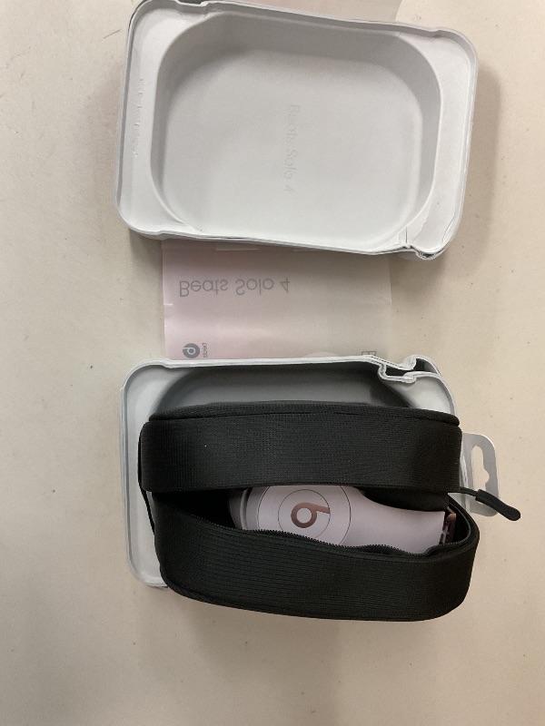 Photo 1 of Beats Solo 4 - Wireless Bluetooth On-Ear Headphones, Apple & Android Compatible, Up to 50 Hours of Battery Life - Cloud Pink