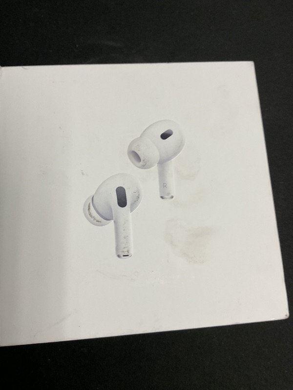 Photo 1 of Apple AirPods Pro 2 Wireless Earbuds, Active Noise Cancellation, Hearing Aid Feature, Bluetooth Headphones, Transparency, Personalized Spatial Audio, High-Fidelity Sound, H2 Chip, USB-C Charging