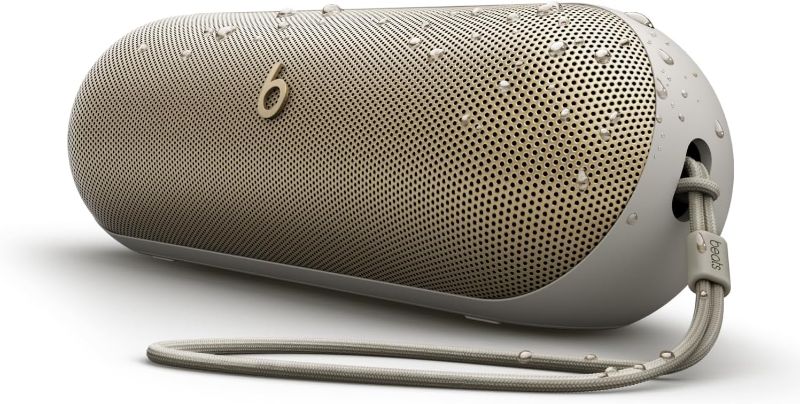 Photo 1 of Beats Pill - Portable Bluetooth Speaker- Up to 24H Battery Life, Water Resistant, Bluetooth, Apple & Android Compatible, Seriously Loud Sound for Home, Outdoor and Travel- Champagne Gold