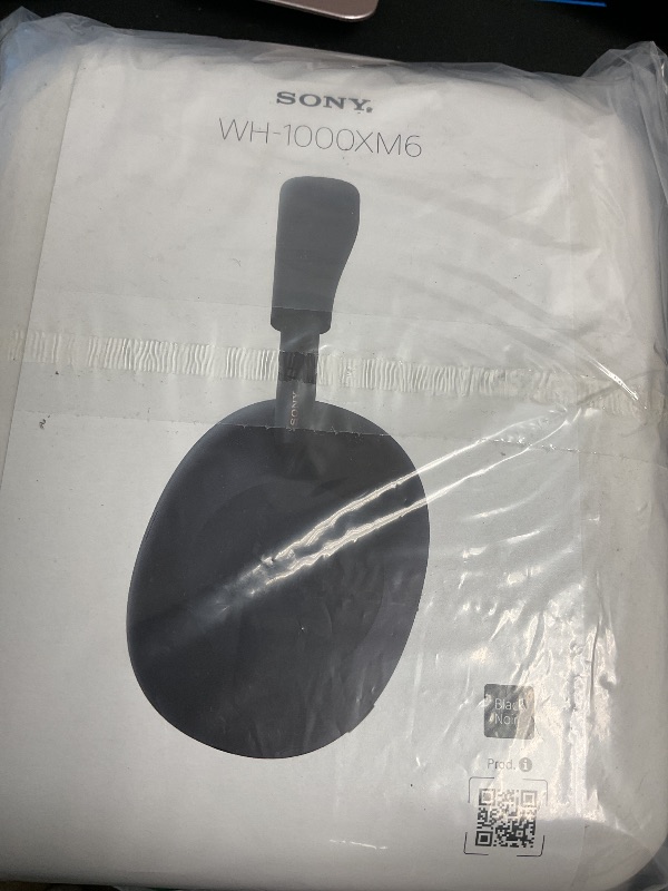 Photo 1 of Sony WH-1000XM6 The Best Wireless Noise Canceling Headphones, HD NC Processor QN3, 12 Microphones, Adaptive NC Optimizer, Mastered by Engineers, Studio-Quality, 30-Hour Battery, Black