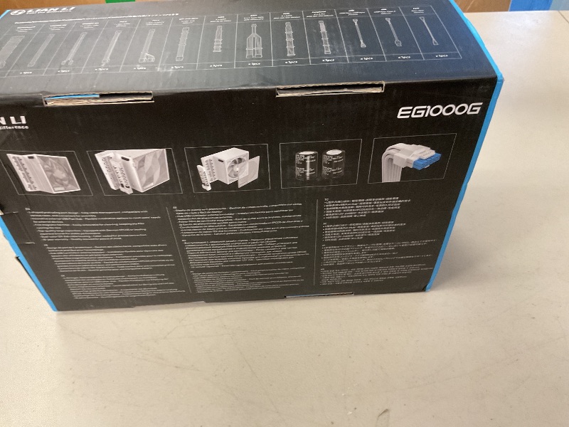 Photo 1 of Lian Li Edge Serie - 1000W Full Modular Power Supply (Fan USB Hub Included) - Gold - ATX 3.1 - PCIE 5.1 Support - 12V-2x6 Connector - L-Shape Design for Dual Chamber Case - White (EG1000G.WH)