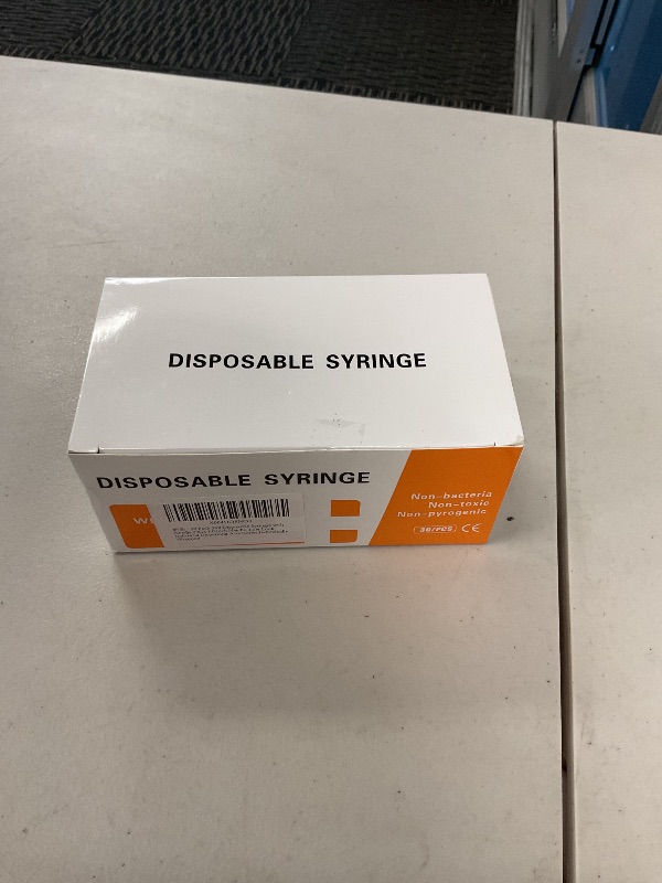 Photo 1 of 30 Pack 3ml Disposable Syringes with Needle 23Ga 1.0 inch Needle ,Luer Lock Industrial Dispensing Accessories,Individually Wrapped