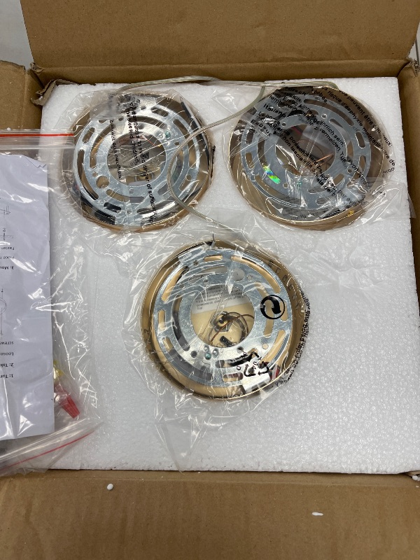 Photo 1 of TKHKY 3 Pack Pendant Lights, Crystal Pendant Lights with 3000k,4500k,6000k, Modern Kitchen Island Pendant Lights? Ideal Island Lights for Kitchen Island, Bedroom