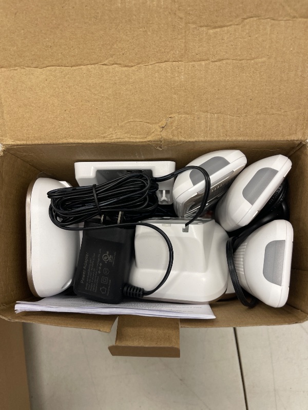 Photo 1 of AT&T Landline Phones for Home with Answering Machine, DECT 6.0 3 Handsets Bluetooth Expandable, Smart Call Blocking, Caller ID, Intercom and Bluetooth Connect to Cell: BL3112-3 (Champagne Gold/White)