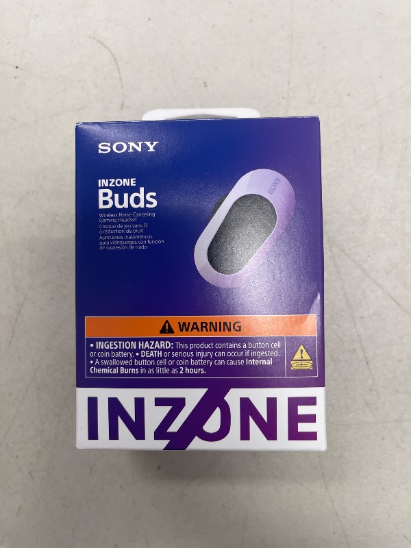 Photo 1 of Sony Inzone s Wireless Gaming Earbuds, Perfect for PlayStation® 5, for PC/PS5/Switch/Mobile, 48Hr Battery with Case, Noise Canceling, 360 Spatial Sound, 2.4GHz USB-C Dongle, WF-G700N White