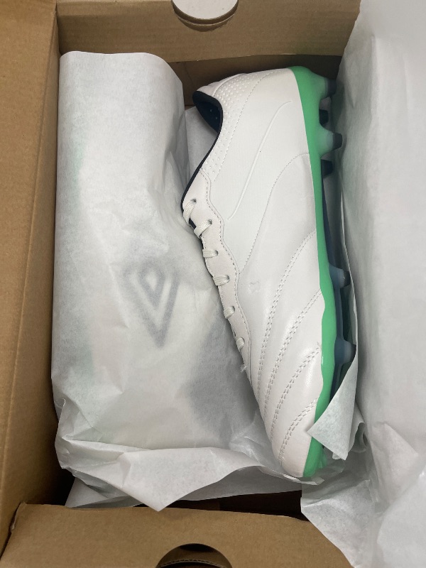 Photo 1 of Umbro Men's Tocco 3 Pro FG Soccer Cleat, White/Black/Green, 9