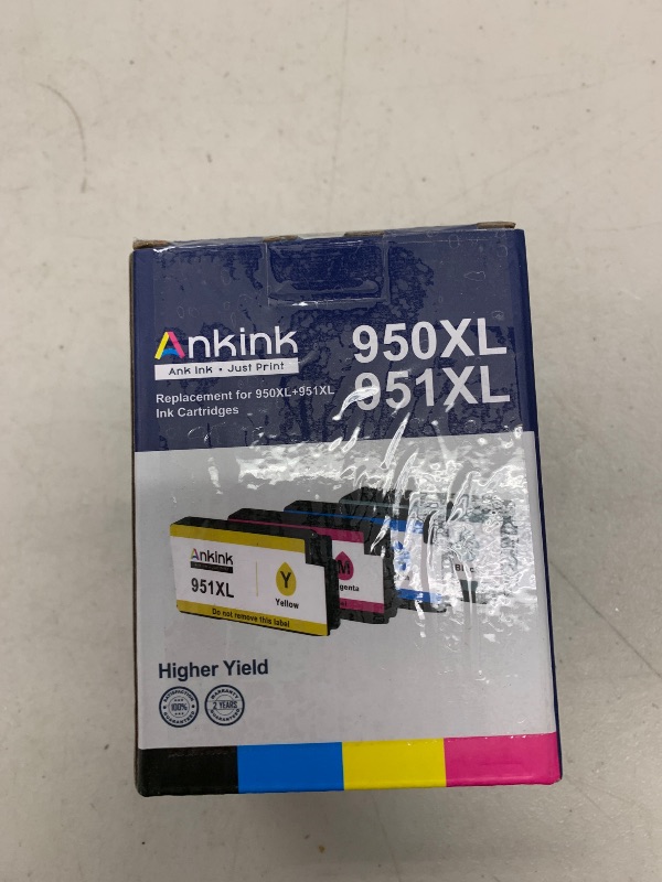 Photo 1 of 950 951 Ink cartridges Combo Pack XL for HP Ink 950xl 951xl Combo Pack (Black Cyan Magenta Yellow 4 Packs) for OfficeJet Pro 8600 8610 8615 8620 8625 8630 8640 8660 8100 276dw 251dw Printer