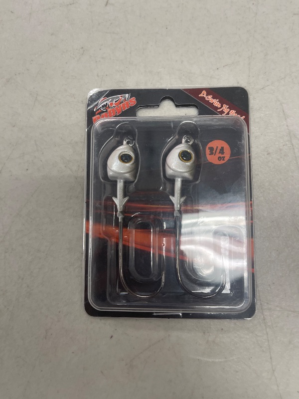 Photo 1 of Dobyns Rods Swimbait Head Extra Long Hook W/Weedguard 3/4 Oz / 2 Pack/Shad