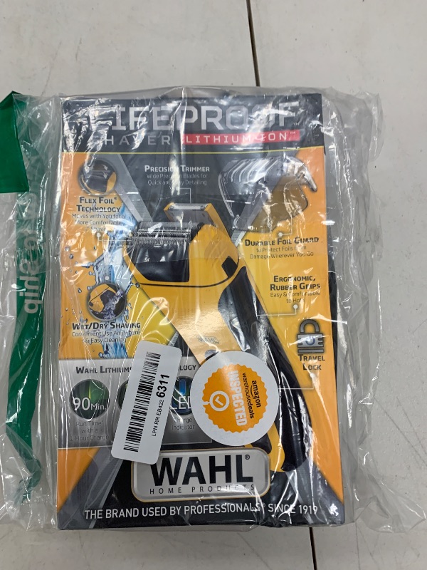 Photo 1 of Wahl 7061-100 LifeProof Rechargeable WaterProof Wet/Dry Lithium-ion Shaver