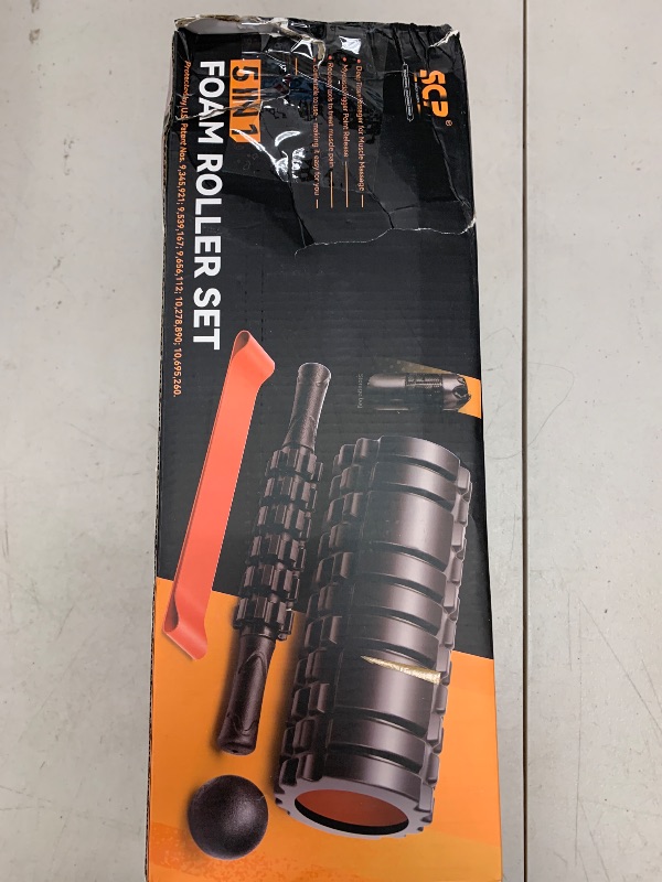 Photo 1 of 5 in 1 Foam Roller Set for Deep Tissue Muscle Massage