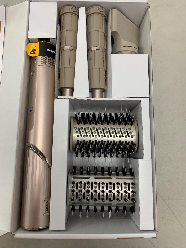 Photo 1 of Shark HD430 FlexStyle Air Styling & Drying System, Powerful Hair Dryer Brush & Multi-Styler with Auto-Wrap Curlers, Paddle Brush, Oval Brush, Concentrator Attachment, Stone
