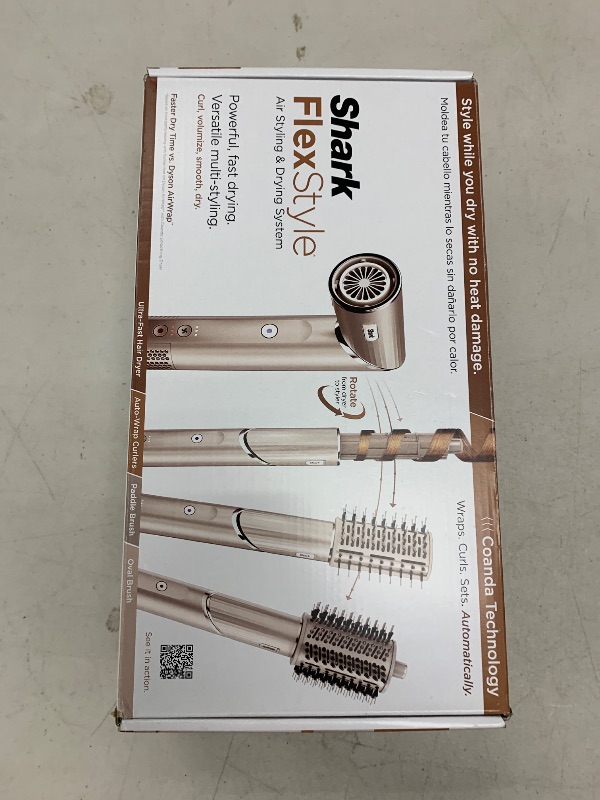 Photo 1 of Shark HD430 FlexStyle Air Styling & Drying System, Powerful Hair Dryer Brush & Multi-Styler with Auto-Wrap Curlers, Paddle Brush, Oval Brush, Concentrator Attachment, Stone