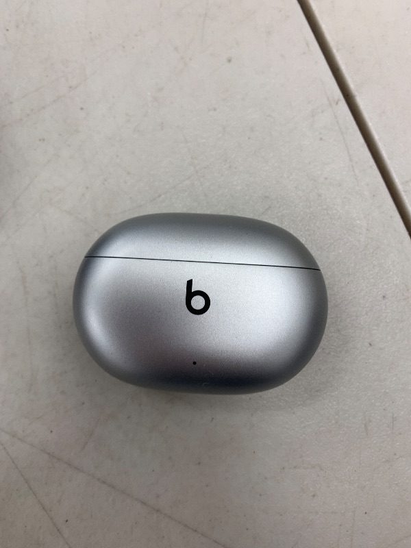 Photo 1 of Beats Studio Buds + | True Wireless Noise Cancelling Earbuds, Enhanced Apple & Android Compatibility, Built-in Microphone, Sweat Resistant Bluetooth Headphones, Spatial Audio - Cosmic Silver