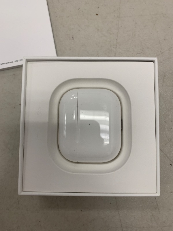 Photo 1 of Apple AirPods (3rd Generation) Wireless Earbuds with MagSafe Charging Case. Spatial Audio, Sweat and Water Resistant, Up to 30 Hours of Battery Life. Bluetooth Headphones for iPhone
