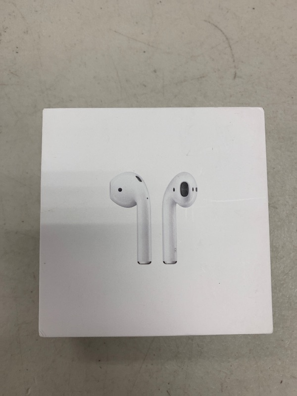 Photo 1 of Apple AirPods Wireless Ear Buds, Bluetooth Headphones with Lightning Charging Case Included, Over 24 Hours of Battery Life, Effortless Setup for iPhone