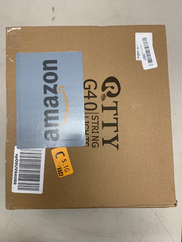 Photo 1 of RTTY Outdoor String Lights 200 FT Globe LED Patio Lights with G40 Plastic Bulbs,Waterproof Shatterproof Dimmable Connectable Hanging for Backyard Porch Balcony Party Cafe Deck Decor