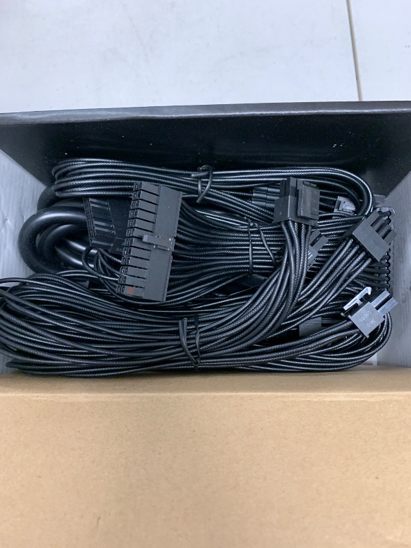 Photo 1 of CORSAIR RM1000x Fully Modular Low-Noise ATX Power Supply – ATX 3.1 Compliant – PCIe 5.1 Support – Cybenetics Gold Efficiency – Native 12V-2x6 Connector – Black