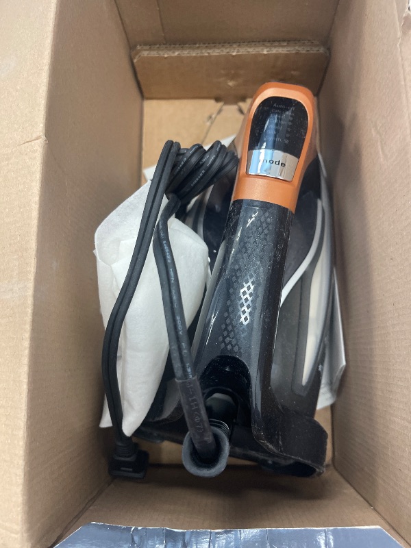 Photo 1 of Rowenta Iron, Steam Force Pro Steam Iron for Clothes 1850 watts, 5 presets Smart Screen, Stainless Steel Soleplate, High-Efficiency Handheld Ironing, Black Copper, DW9580