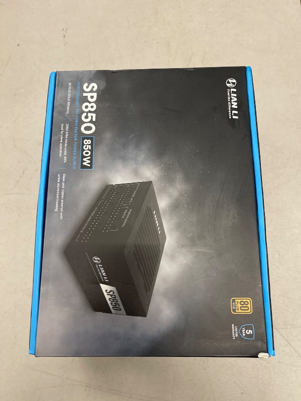 Photo 1 of Lian Li SP 850 80+ Gold, Black Color, Performance SFX Form Factor Power Supply - SP850 Black