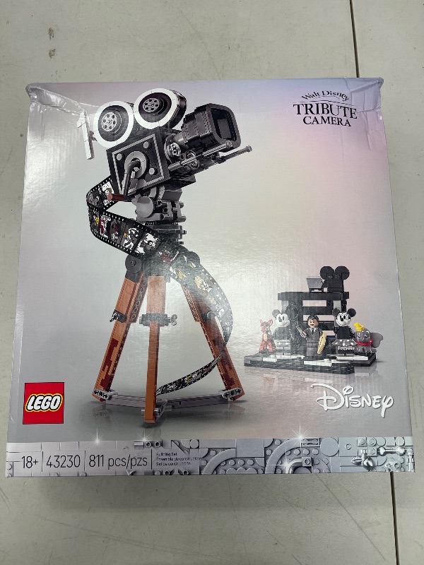 Photo 1 of LEGO Disney Walt Disney Tribute Camera Building Set - Bedroom or Office Decor for Men & Women, Ages 18+ - Collectible Craft Model Kit - Gift Idea for Fans - 43230
