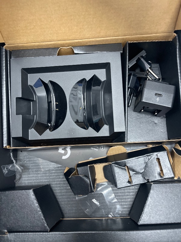 Photo 1 of Logitech G Astro A50 X Omni-Platform Wireless Gaming Headset + Base Station for PS5, Xbox, PC: PLAYSYNC Video & Audio Switcher, HDMI 2.1 4K 120Hz VRR, <24 bit/48 kHz, 24hr Battery, 2.4GHz & BT - Black