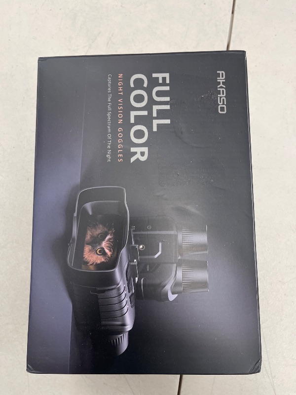 Photo 1 of AKASO Seemor-200 Night Vision Goggles - 4K Full Color Night Vision Binoculars for Adults, App-Enabled Photo and Video Saving,AI-ISP 3280FT Viewing Range,16x Digital Zoom for Camping Hiking & Security