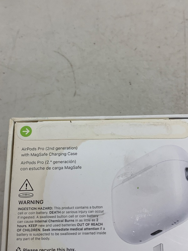 Photo 1 of Apple AirPods Pro 2 Wireless Earbuds, Active Noise Cancellation, Hearing Aid Feature, Bluetooth Headphones, Transparency, Personalized Spatial Audio, High-Fidelity Sound, H2 Chip, USB-C Charging