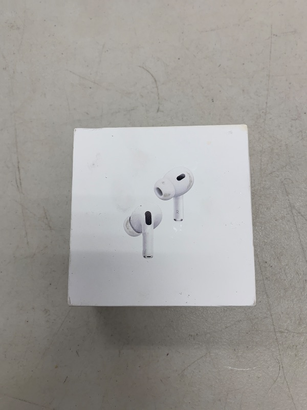Photo 1 of Apple AirPods Pro 2 Wireless Earbuds, Active Noise Cancellation, Hearing Aid Feature, Bluetooth Headphones, Transparency, Personalized Spatial Audio, High-Fidelity Sound, H2 Chip, USB-C Charging