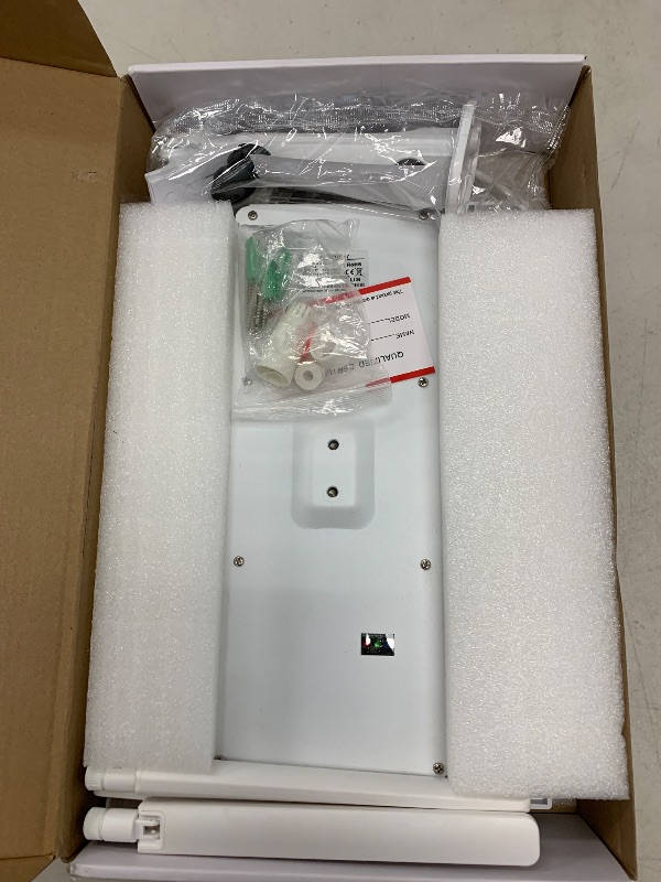 Photo 1 of LASTCOW15W Solar Powered 4G LTE Modem Router, Outdoor WiFi Extender Signal Booster with SIM Card Slot, 50M WiFi Range, IP66 Waterproof, Long Endurance 24/7, 24000mAh Batteries