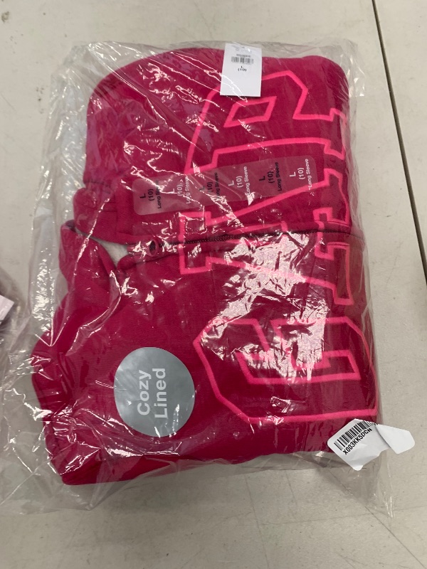 Photo 1 of GAP Girls Cozy Logo Full Zip Bright Beet L (10)