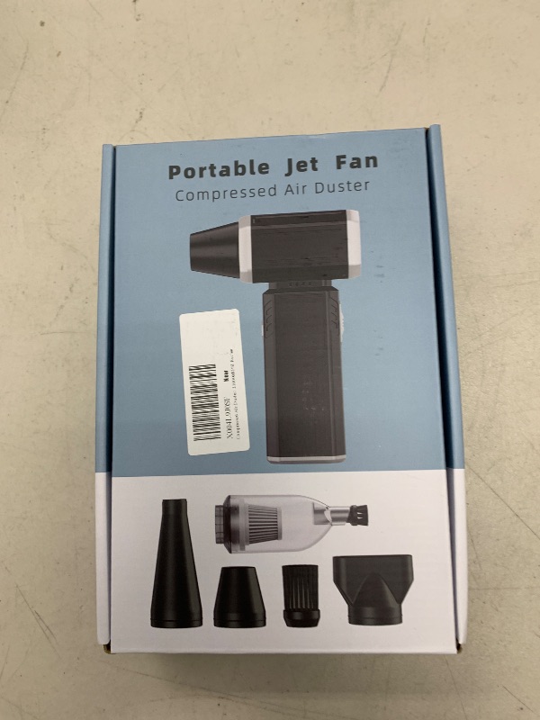 Photo 1 of Compressed Air Duster: 2-in-1 Rechargeable Air Vacuum & Blower, 210000RPM Portable Mini Turbo Jet Fan for Computer, Car and Home Cleaning?Stepless Speed & No Canned & Cordless