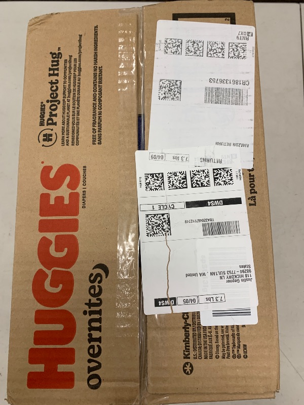 Photo 1 of Huggies Size 7 Overnites Baby Diapers: Overnight Diapers