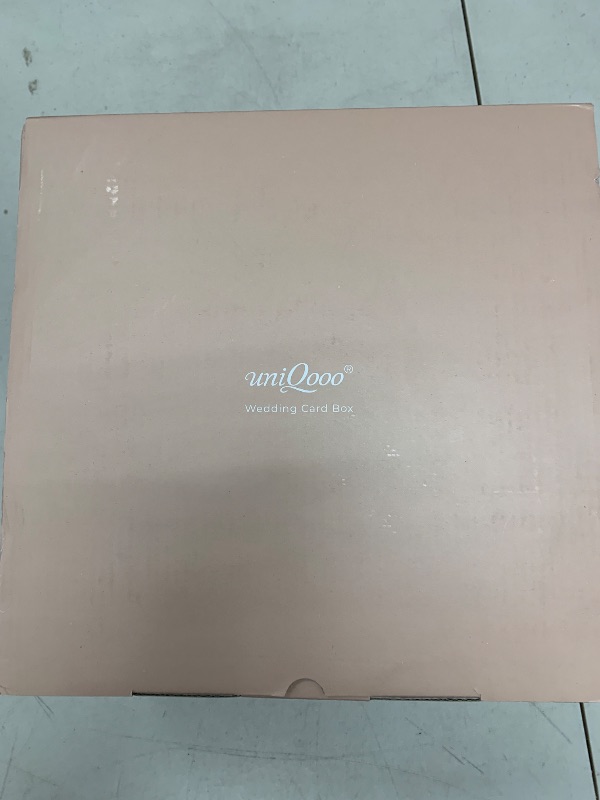Photo 1 of UNIQOOO Clear Acrylic Card Box w/Slot, Thick DIY Wedding Box Blank No Print, Large 10x10x5.5 in, for Reception Decoration Fundraiser Money Box Election Ballot Graduation Keepsake Party Favor