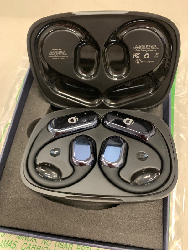 Photo 1 of Yistao True Bone Conduction Headphones, Open Ear Earbuds with Ear Hooks, Up to 60 Hours Playtime with Charging Case, Bluetooth 5.3, IP68 Waterproof, for Running, Yoga, Gym, Sports