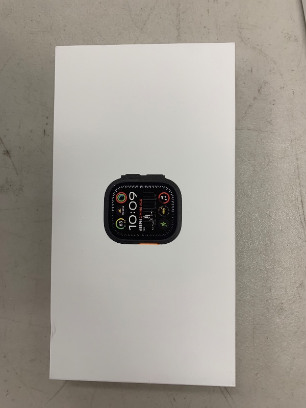 Photo 1 of Apple Watch Ultra 2 [GPS + Cellular 49mm] Smartwatch, Sport Watch with Black Titanium Case with Black Titanium Milanese Loop - Medium. Fitness Tracker, Precision GPS, Action Button, Carbon Neutral