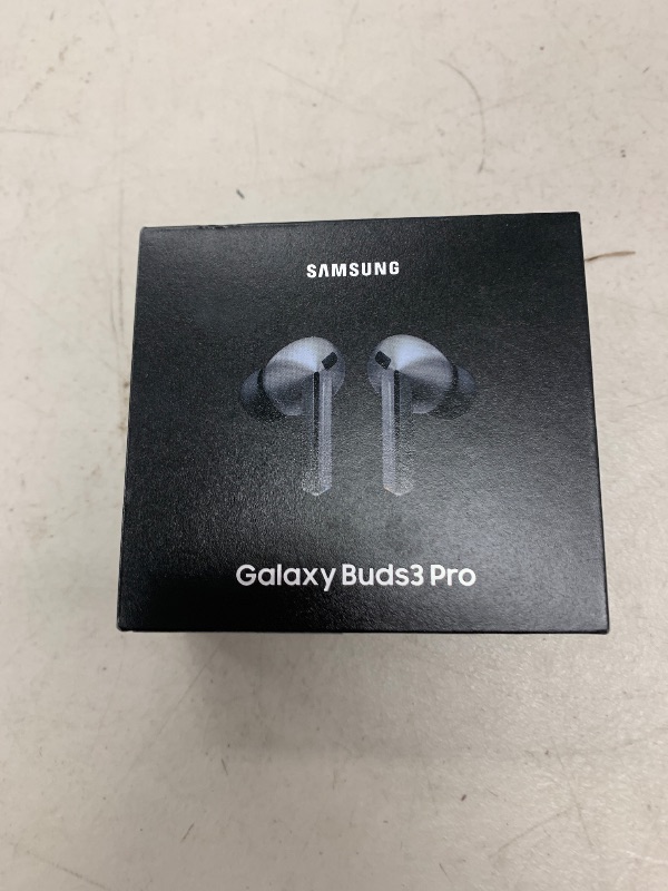 Photo 1 of Samsung Galaxy Buds 3 Pro AI True Wireless Bluetooth Earbuds, Noise Cancelling, Sound Optimization, Redesigned Comfort Fit, Silver