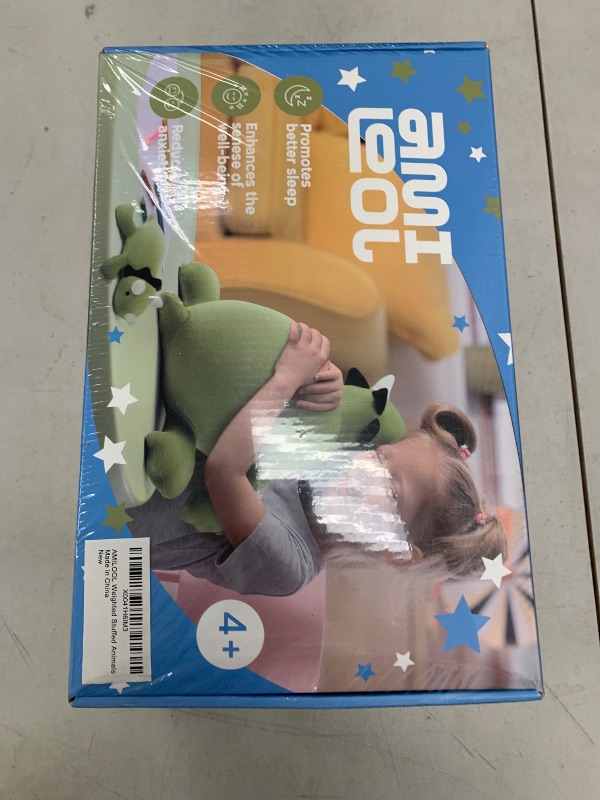 Photo 1 of AMILOOL Weighted Dinosaur Plush: 3.5 lbs, Mini Version | Weighted Stuffed Animal for Tactile Joy & Sensory Comfort - Cute Huggable Dinosaur